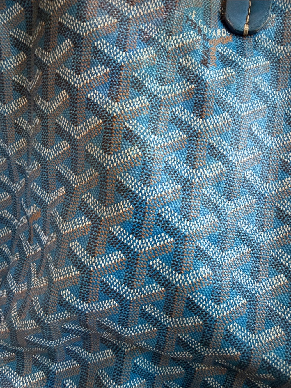 Goyard Saint Louis Tote PM - Sky Blue - Picture 3 of 10